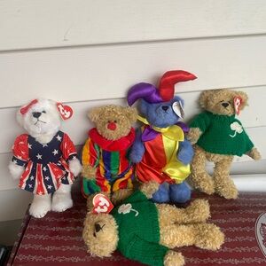 Ty Beanie Babies Patriotic and Colorful Plush Collection